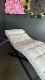 Silikonový potah na lehátko s bílým lemováním - Obrázek 2