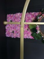 Stojan na oblečení 03 kov zlatý bílý mramor - Obrázek 4