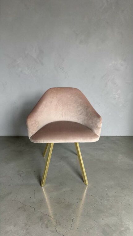 Koupit židle Classic zlaté nohy béžový velur | Čalouněná židle do kuchyně a salonu