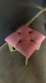 Koupit stojan na kabelku zlatý růžový velur | Stojan do salonu - Obrázek 5