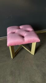 Koupit stojan na kabelku zlatý růžový velur | Stojan do salonu - Obrázek 6