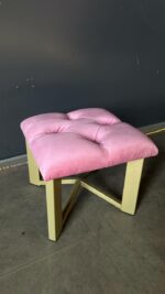 Koupit stojan na kabelku zlatý růžový velur | Stojan do salonu - Obrázek 2