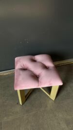 (Копія)Koupit stojan na kabelku zlatý růžový velur | Stojan do salonu - Obrázek 4