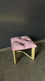 (Копія)Koupit stojan na kabelku zlatý růžový velur | Stojan do salonu - Obrázek 2