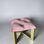 (Копія)Koupit stojan na kabelku zlatý růžový velur | Stojan do salonu