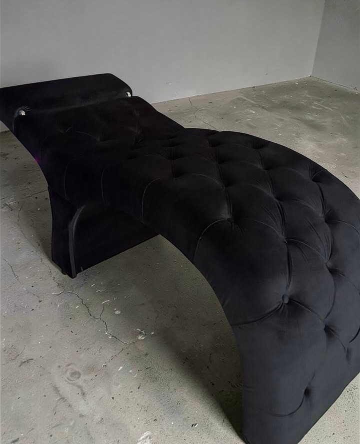 IMG_0596 — копия Koupit kosmetické lehátko černý velur | Lehátko na řasy s nastavitelnou opěrkou - Obrázek 1