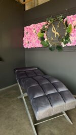 Kosmetické lehátko loft nastavitelné šedé | Lehátko pro lash a permanentní make-up - Obrázek 3