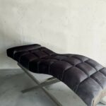 Kosmetické lehátko loft nastavitelné šedé | Lehátko pro lash a permanentní make-up