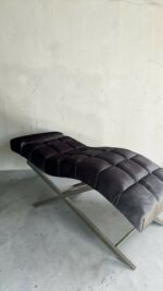 Kosmetické lehátko loft nastavitelné šedé | Lehátko pro lash a permanentní make-up