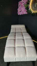 Kosmetické lehátko loft bouclé nastavitelné | Lehátko pro lash a kosmetiku - Obrázek 5