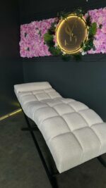 Kosmetické lehátko loft bouclé nastavitelné | Lehátko pro lash a kosmetiku - Obrázek 2