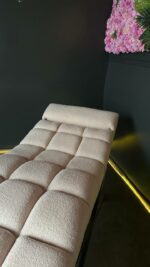 Kosmetické lehátko loft bouclé nastavitelné | Lehátko pro lash a kosmetiku - Obrázek 3