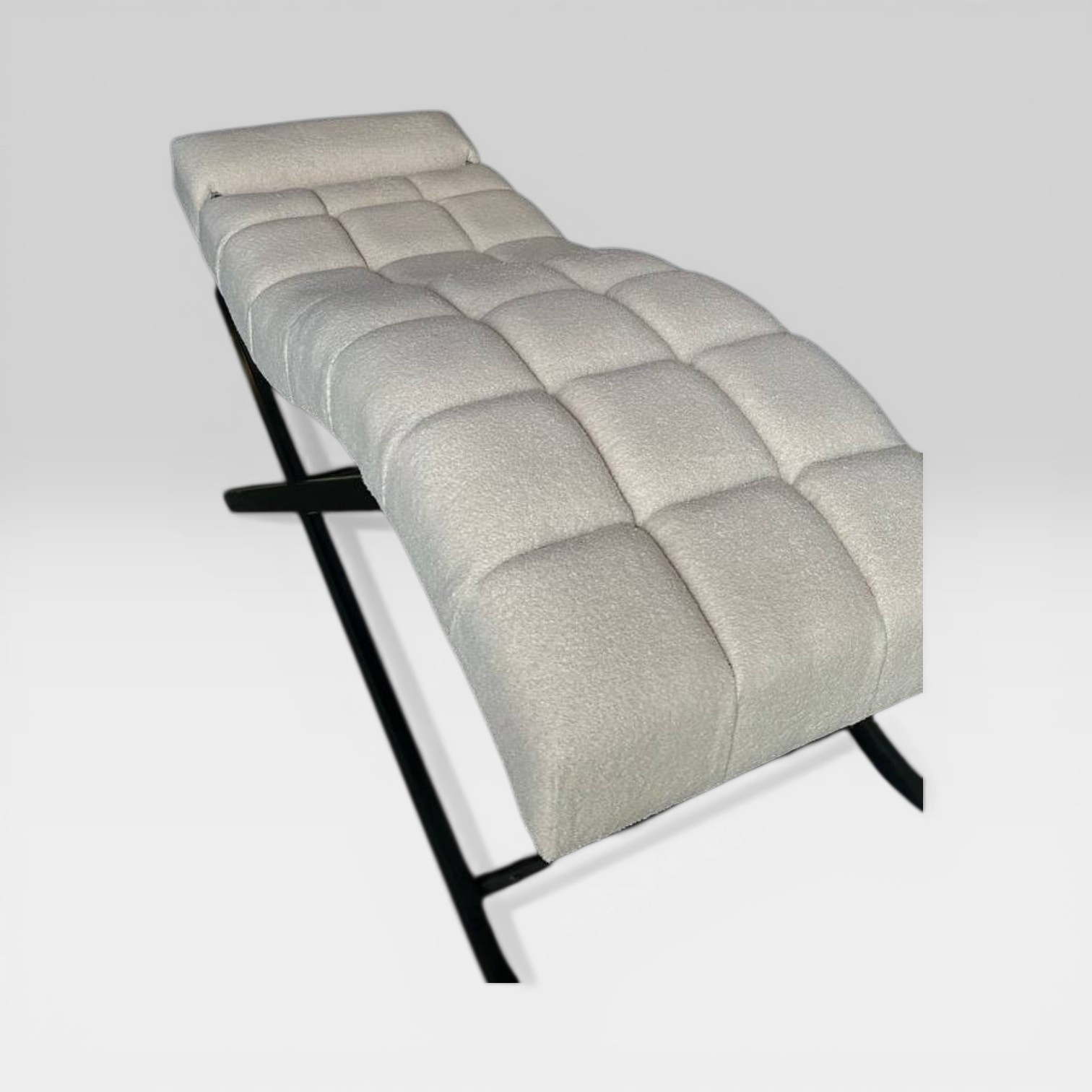 studioshot_square_cyclo Kosmetické lehátko loft bouclé nastavitelné | Lehátko pro lash a kosmetiku - Obrázek 1