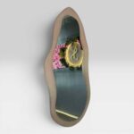 Zrcadlo Teddy 02  s měkkým rámem do domácnosti a salonu