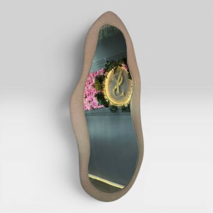 Zrcadlo Teddy 02  s měkkým rámem do domácnosti a salonu