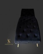 Lehátko Loft pro prodlužování řas s knoflíkovým prošíváním - obraz 3