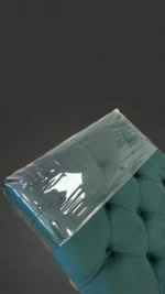 Průhledný PVC potah na opěrku hlavy kosmetického lehátka